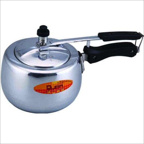 Quba 3 Liter Contoura Shape Aluminum Pressure Cooker - Body Thickness: 8 Gauge