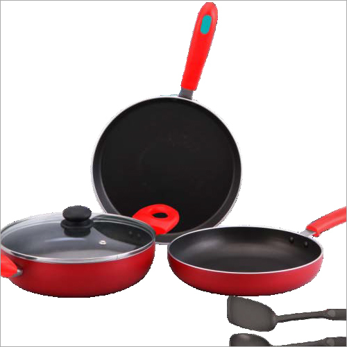 4 Piece Non Stick Cookware Set By TEKSHIV SYSTEMS PRIVATE LIMITED
