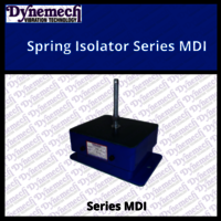 Combination Spring And Vibration Damper Isolators Series-mdi - Color: Blue