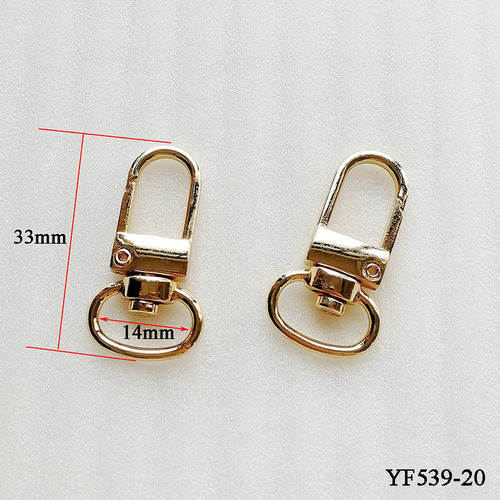 Metal 33Mm Hardware Accessories Rotating Dog Buckle Zinc Alloy Bag Hook Buckle Key Ring Chain Universal Buckle