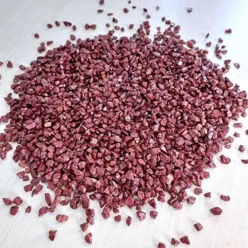 Natural Red Jasper Crushed Tumbled High Glossy Polished Stone Chips And Aggregate For Construction Use
