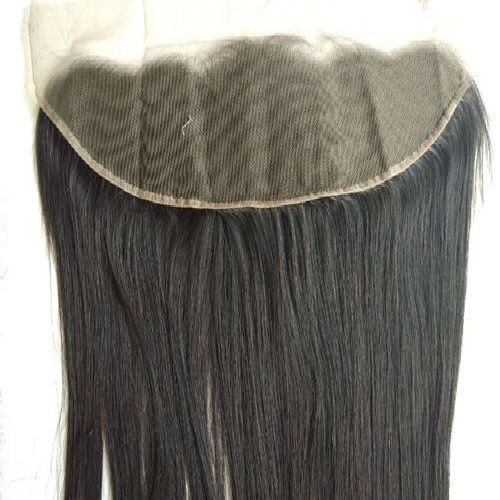 Virgin Unprocessed Indian Human Hair Black Straight Frontal 13x4