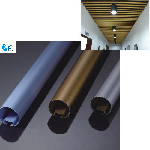 Aluminum Alloy Round Tube Baffle Ceiling System