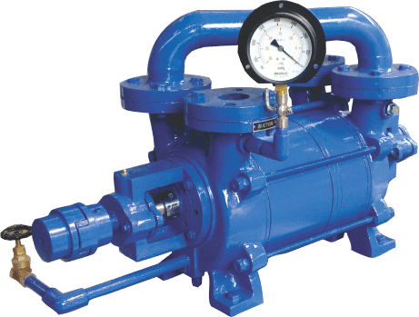 Liquid / Water Ring Vacuum Pumps - Color: Blue