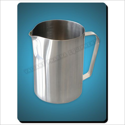 Stainless Steel Measuring Jug With Spout By VALIANT PHARMA EQUIPMENTS