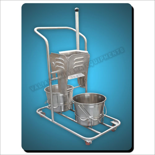 2 Bucket Round MOP Trolley