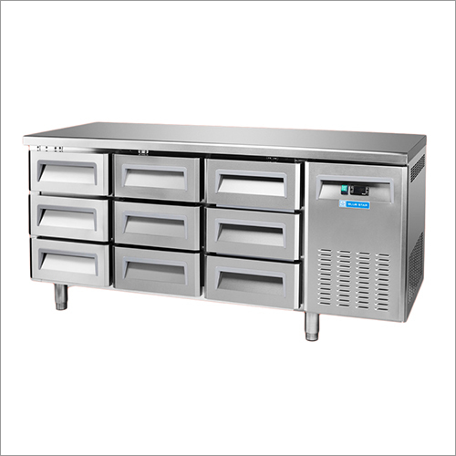 9 Drawers Single Door Under Counter Kitchen Refrigeration By STAR REFRIGERATION AND AIRCONDITIONING
