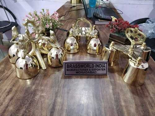 BRASS THREE DIFFERENT DESIGN OF CHURCH BELL CHURCH SUPPLIES