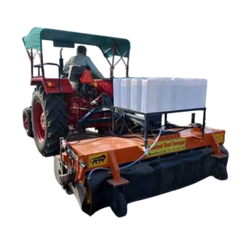 Road Sweeping Machine - Color: Orange