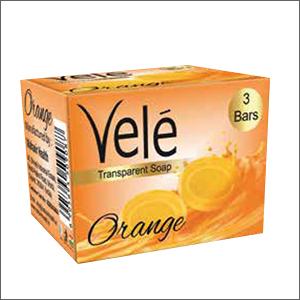 Vele Transparent Natural Glycerine Orange Soap