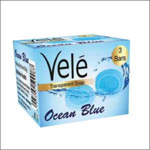 Vele Transparent Natural Glycerine Ocean Blue Soap 