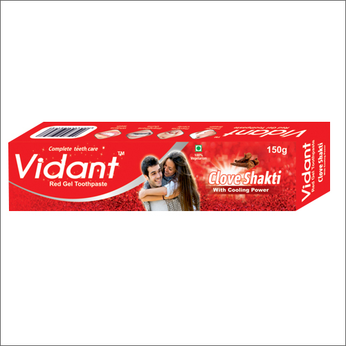 150g Vidant Red Gel Toothpaste By MAHAVIR HEALTH