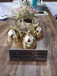BRASS CHURCH BELL WITH UPPER NEW DESIGNED ENGRAVED CHURCH SUPPLIES