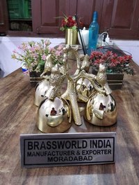 BRASS CHURCH BELL WITH UPPER NEW DESIGNED ENGRAVED CHURCH SUPPLIES
