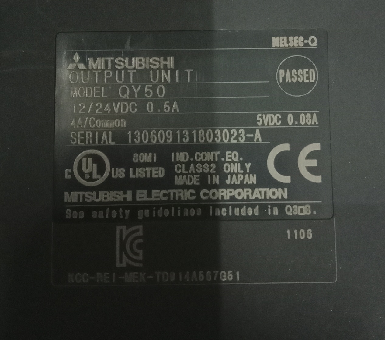 MITSUBISHI Output Module QY50