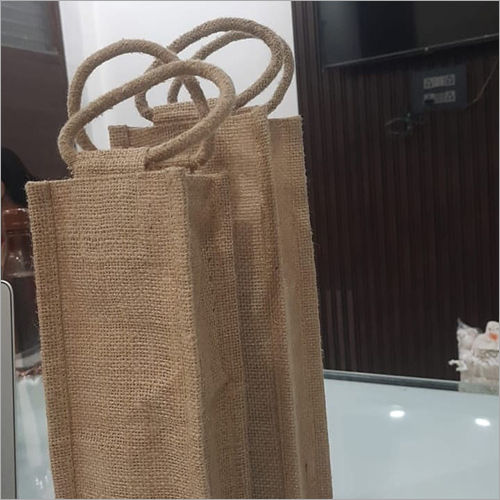 Brown Bottle Jute Bag