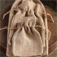 Plain Jute Pouch - Jute, 7x9 cm | Reusable and Eco-Friendly, Ideal for Jewelry, Cosmetics, Gifts, Sturdy Design for Weddings and Birthdays