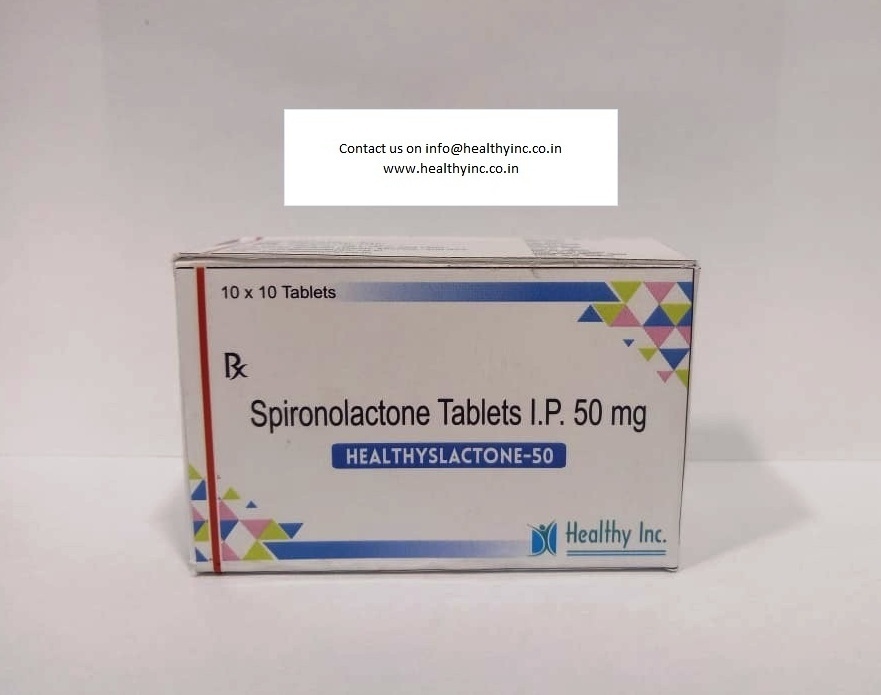 Spironolactone Tablets - Spironolactone IP 25 mg & 50 mg | Film-Coated Tablets, Generic Drug, Ideal for All, Store Below 30 Degrees