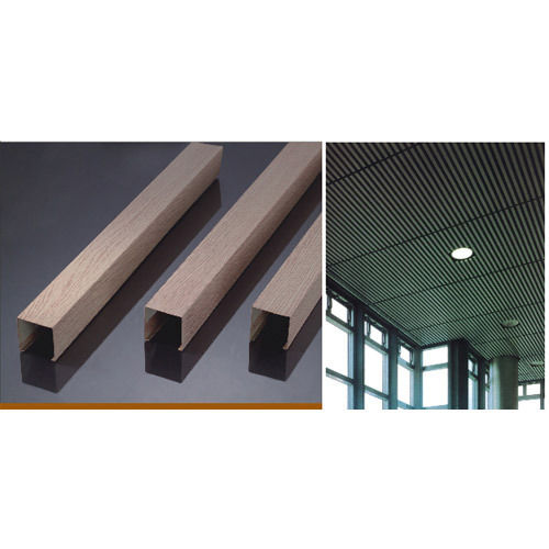 Square Tube Baffle Ceiling System - Material: Aluminum Alloy