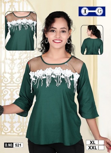 Green Woman's Tunic  Top