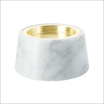 White Marble T Light Holders