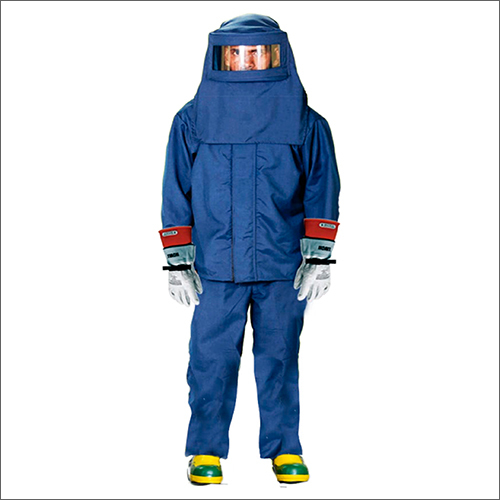 Navy Blue Electrical Arc Flash Suit With Accessories - Arc Protack - 12Cal