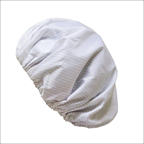 System ESD Non Linting and Antistatic Head Cap - Polyester Gridded One Size Fit All Navy Blue | Concealed Conductive Yarns Machine Washable
