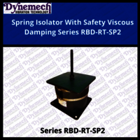SPRING ISOLATOR WITH SAFETY VISCOUS DAMPING, SERIES-RBD-RT-SP2