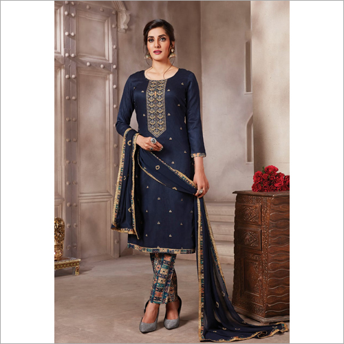 Ladies Unstitched Cotton Suits