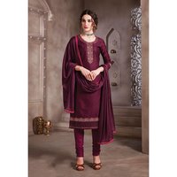Ladies Embroidery Unstitched Suits