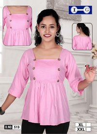 pink classic top
