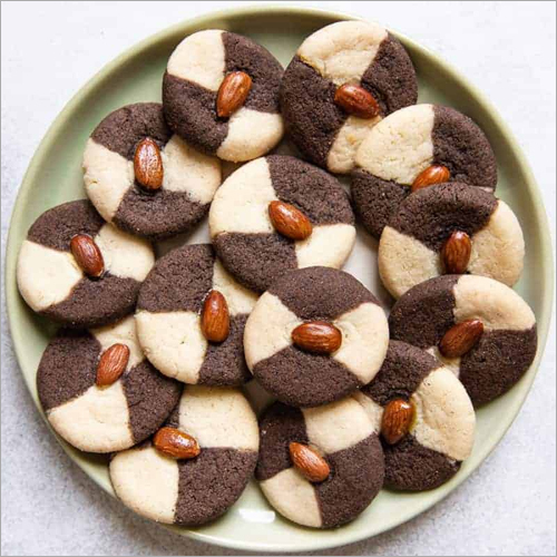 Almond Choco Vanilla Cookies