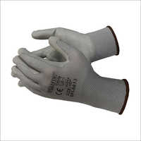 13g Full Grey PU Gloves