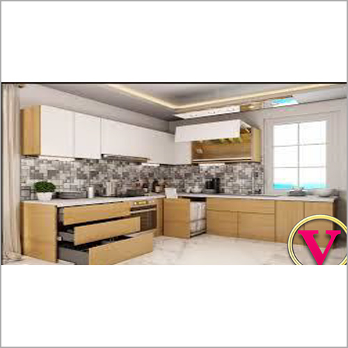 L- Shape Modular Kitchen