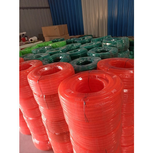 Red Pvc Braided Hose Pipe