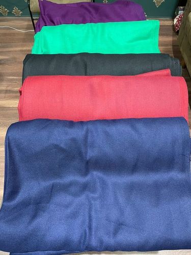 Winter Pashmina Plain Fabric - Custom Size, Washable Material | Casual Dress for Indian Ethnic Wear