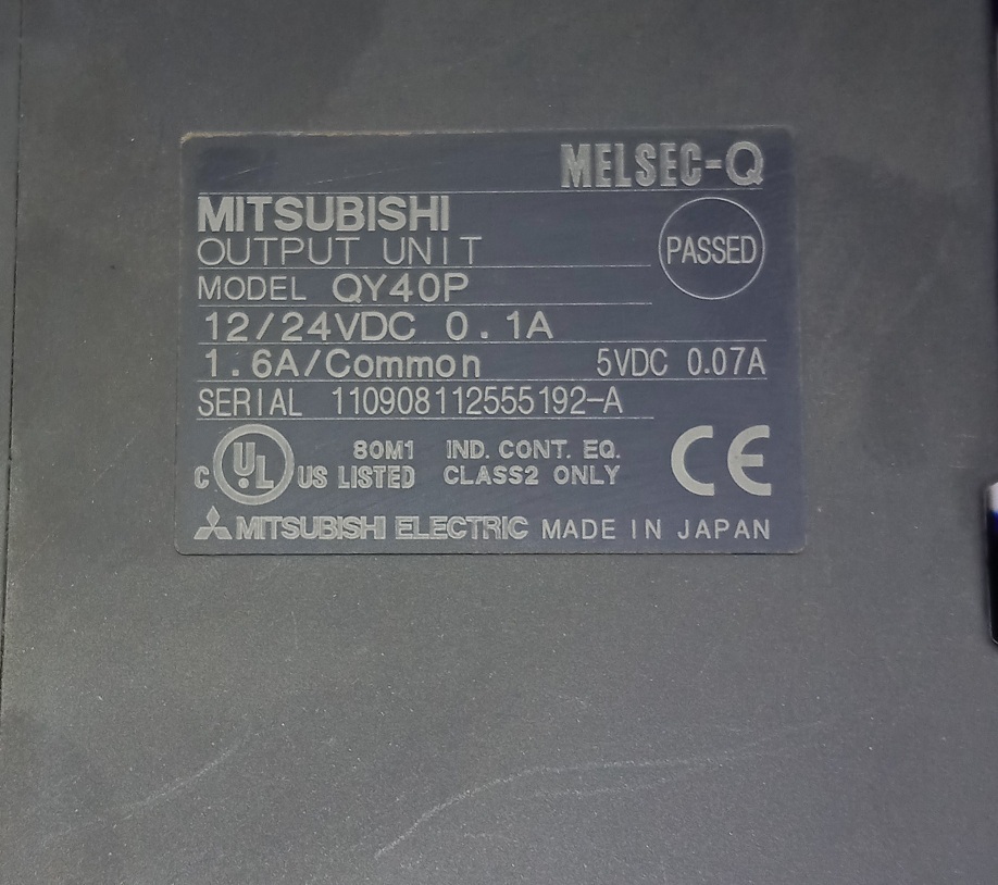 MITSUBISHI DIGITAL OUTPUT MODULE QY40P