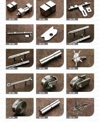 Railing Accessories - Stainless Steel, Varying Dimensions And Weights, Silver Finish | Screw-on Installation, Bulk Packaging, Long-lasting And Rust-proof