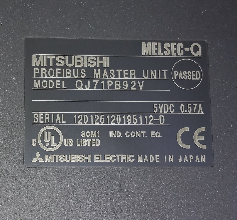 MITSUBISHI PROFIBUS MASTER MODULE QJ71PB92V