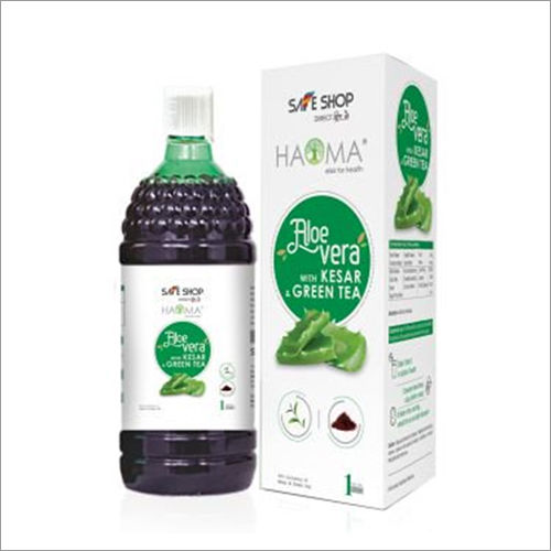 Aloe Vera With Kesar Green Tea Syrup