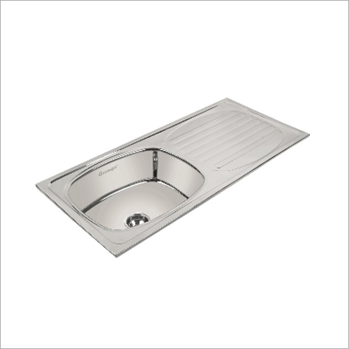 Single Bowl With Drain Board Kitchen Sink