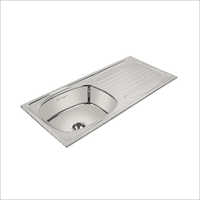 Single Bowl With Drain Board Kitchen Sink