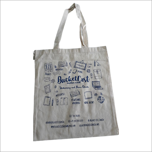 White Grocery Cotton Bag