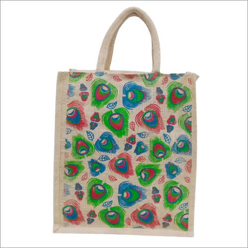 Fancy Floral Jute Bag