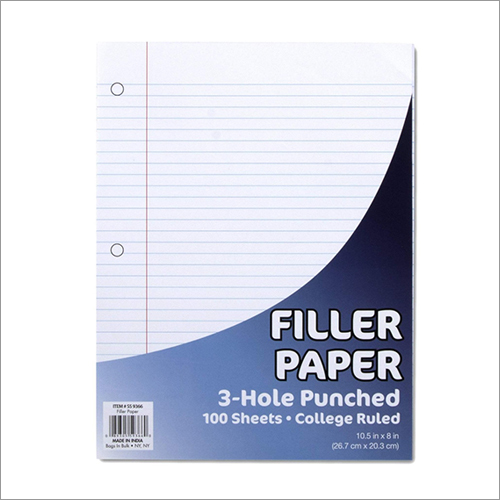 Rectangular White Filler Paper