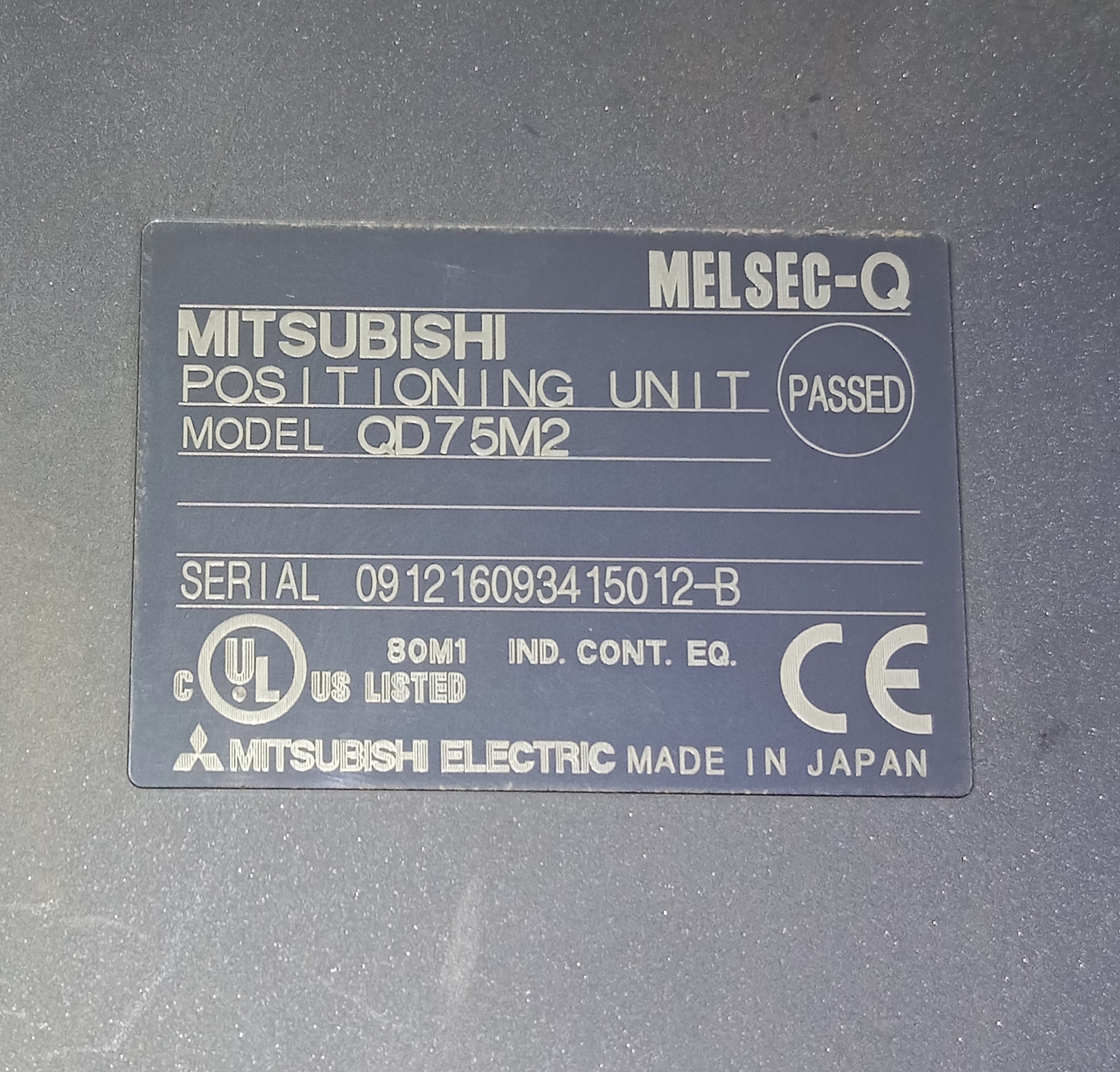 MITSUBISHI POSITIONING MODULE QD75M2
