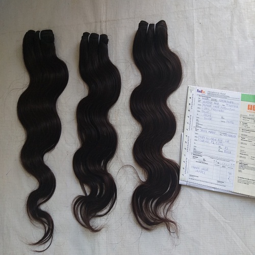 Indian Body Wave Extensions Machine Wefts Hair