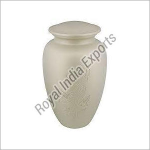 Aluminum White Urn