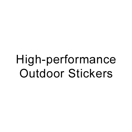Multicolor High-Performance Outdoor Stickers