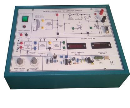 PWM SPEED CONTROL OF DC MOTOR (CHOPPER MOTOR CONTROLLER TRAINER)